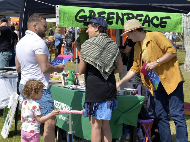 Spring Water Festival Eco Fair on Western Lawns (Photo by Jon Rigby)