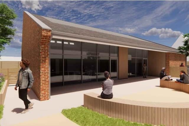 Proposed new building at Felpham Community College