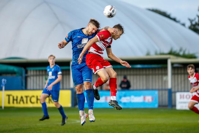 Action from Eastbourne Borough's National League South visit to Eastbourne Borough