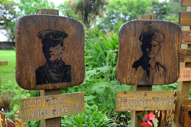 Company Sergeant-Major Nelson Carter from Eastbourne led the 12th Battalion and was awarded the Victoria Cross