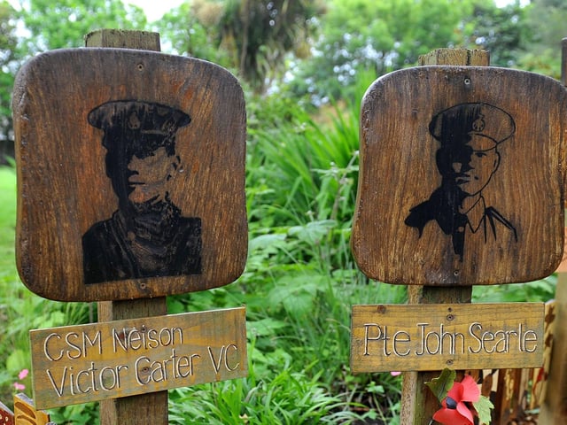 Company Sergeant-Major Nelson Carter from Eastbourne led the 12th Battalion and was awarded the Victoria Cross