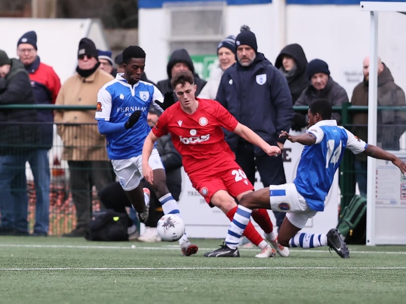 Worthing in action away to Tonbridge Angels in National League South