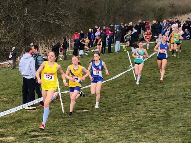 Raya Petrova - 1st Sussex (25th) finisher in the Intermediate girls race (year 10/11) at Ardingly