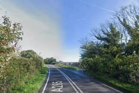 A view of the A285 through Halnaker. Image via Google Streetview