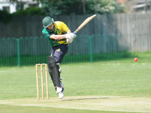 Action from the Sussex Cricket League Division 2 clash between Worthing v Burgess Hill. Picture by Stephen Goodger