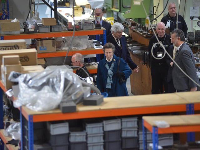 The Princess Royal visits Focus SB in St Leonards on November 22 2023.