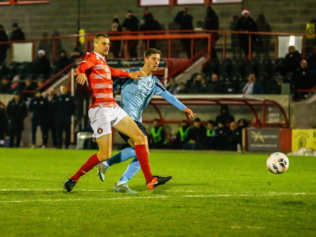Action from Eastbourne Borough's superb 2-0 National League South win away to leaders Ebbsfleet