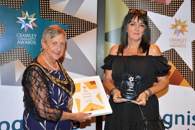 Laura Carter. Crawley Community Awards 2023. SR2306278. Picture: Steve Robards/Sussex World