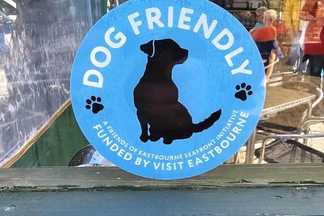 Dog Friendly Window Sticker