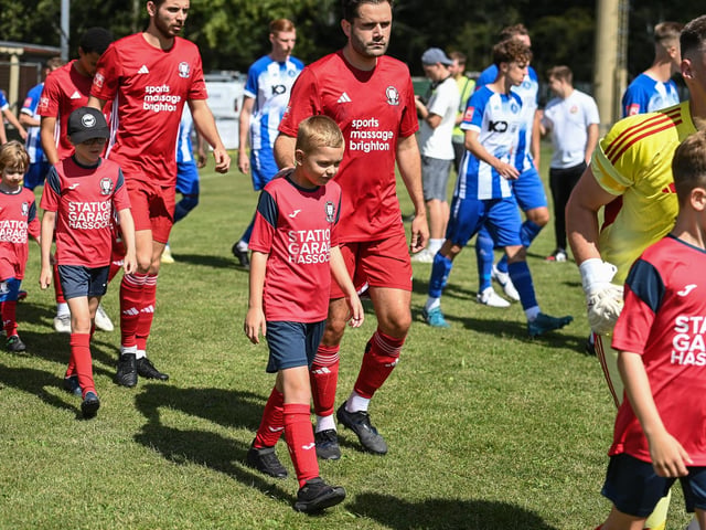 Action photos of Isthmian League Hassocks FC Vs Herne Bay FC : Hassocks FC v Herne Bay FC, Isthmian south east division