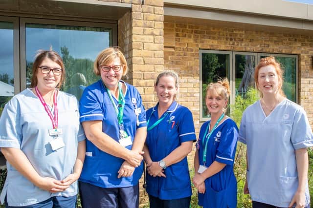 Nurses and Healthcare Assistants at St Wilfrid's Hospice.
