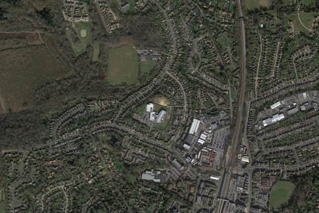 DM/23/3105: Land Off Turners Mill Road, Haywards Heath. Redevelopment of the site comprising the erection of 16 new residential dwellings (Use Class C3), together with associated car and cycle parking, landscaping and other associated works. (Photo: Google Maps)