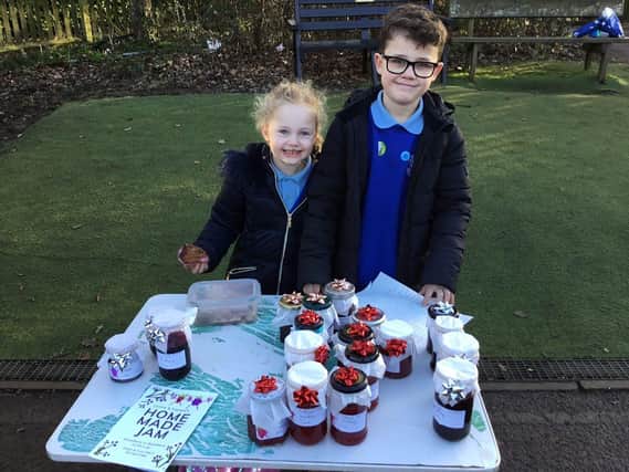 Homemade jam was just one of the many entrepreneurial ideas the children thought of