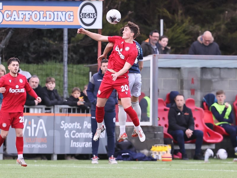 Action from Worthing's 6-4 win at home to Dover in National League South