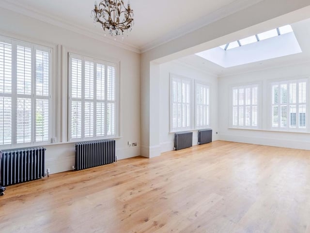 This house in St Michael's Road, Worthing, boasts seven bedrooms, three spacious reception rooms, original features and even a turret. It is on the market with Robert Luff & Co for £1,500,000.