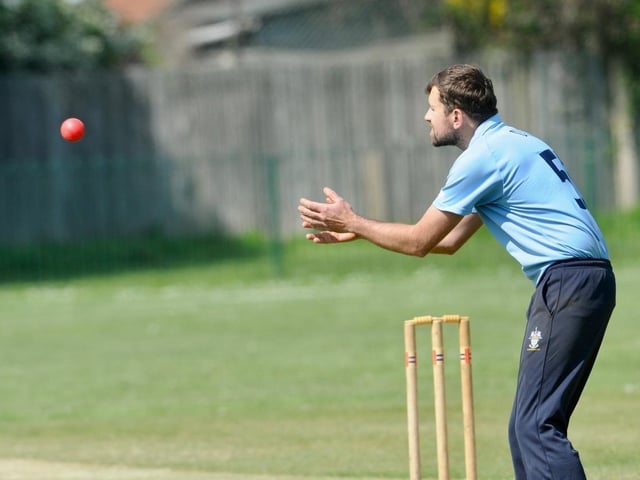Action from the Sussex Cricket League Division 2 clash between Worthing v Burgess Hill. Picture by Stephen Goodger