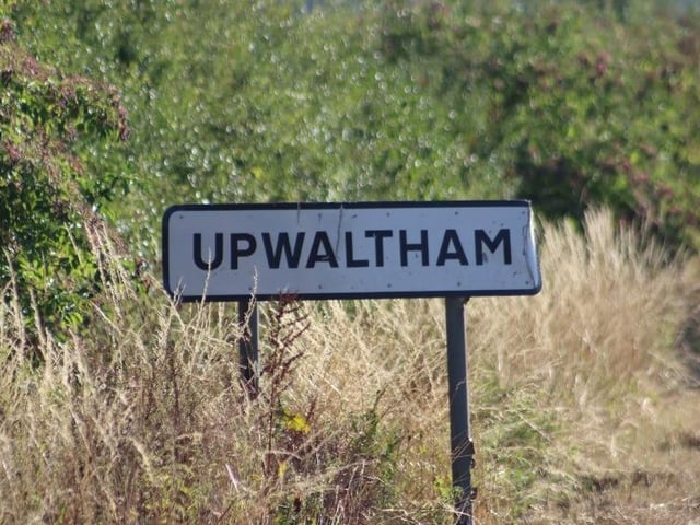 Firefighters successfully extinguished a fire in a field at Upwaltham, close to the A285. Photo: Jack Chiverton
