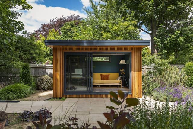 Jones Homes is offering to build a garden cabin like this for the buyers of the last property 