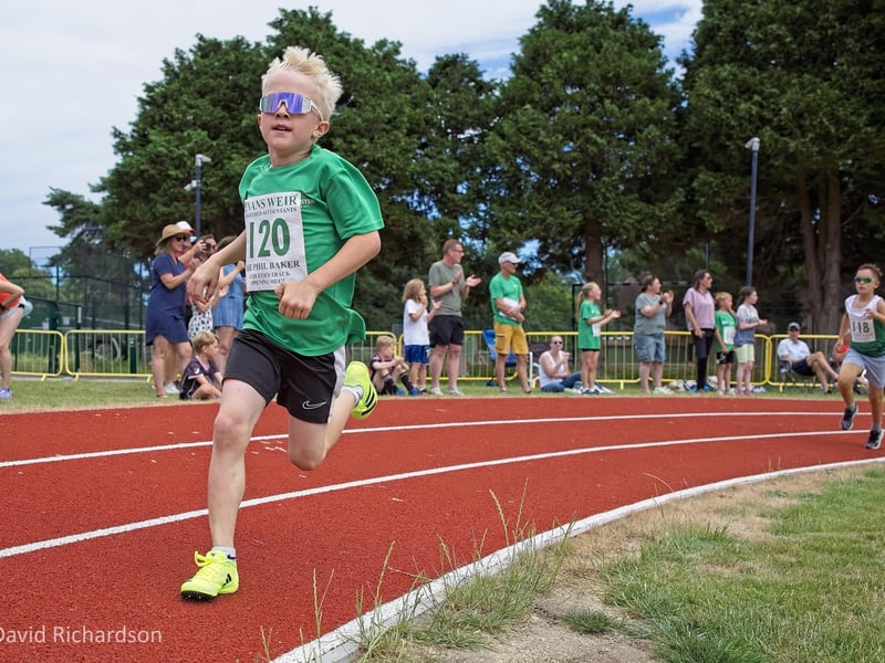 The opening of the Phil Baker Athletics Track at Chichester College