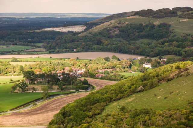 South Downs Way, Fulking.