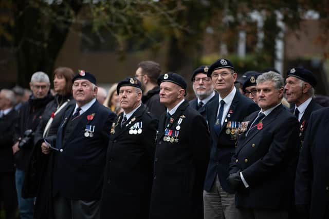 Veterans came together to pay tribute to comrades past and present.