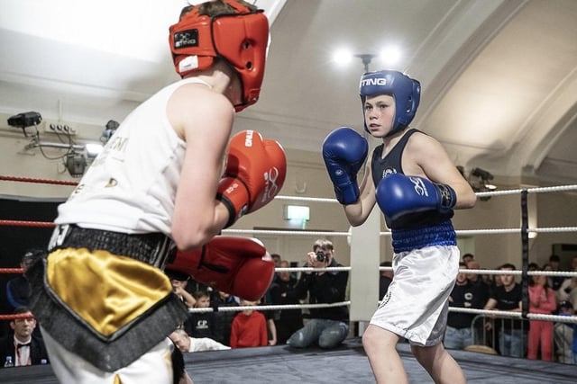 John Mongan was another HBC boxer in action | Picture: Dean Street Designs