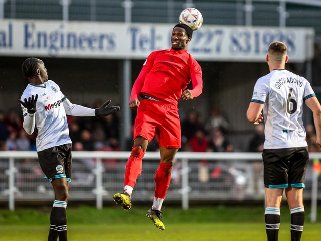 Action from Eastbourne Borough's brilliant 5-2 win away at Dover Athletic in the National League South