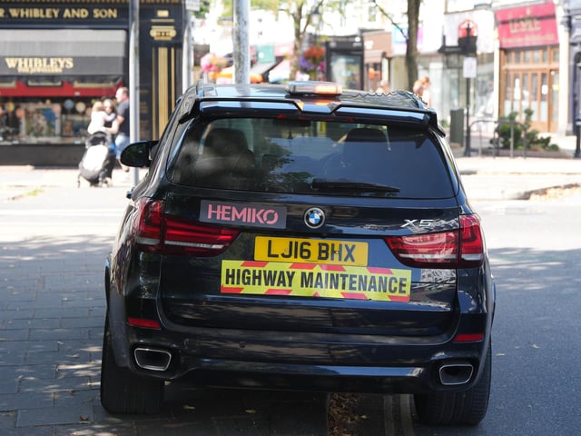 Photos taken on High Street, over the bank holiday weekend, showed heavy traffic in the area, whilst roadworks take place.