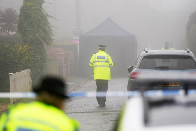 Forensic investigations took place after a man was found dead in Gladonian Road, Littlehampton on Sunday (January 28).