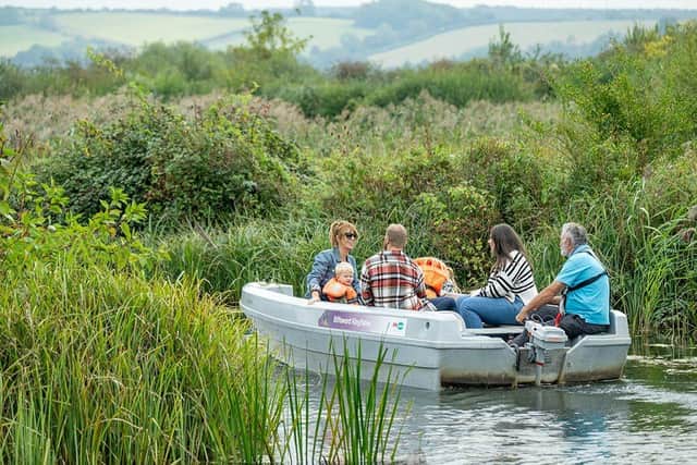 Book your 20 minute boat safari through the reedbeds.