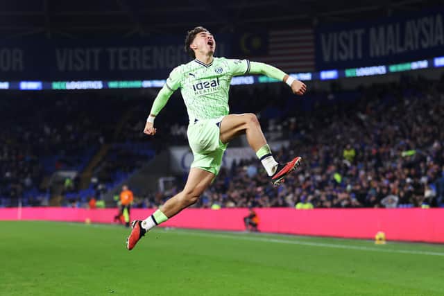 Jeremy Sarmiento scored the winner for West Bromwich Albion at Cardiff City (Photo by Michael Steele/Getty Images)