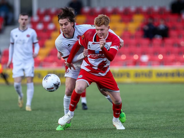 Action from Eastbourne Borough's 0-0 draw at Truro City