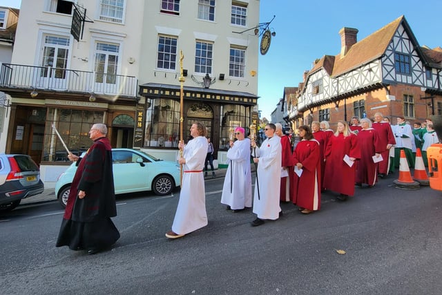 Arundel's Remembrance Sunday parade and service
