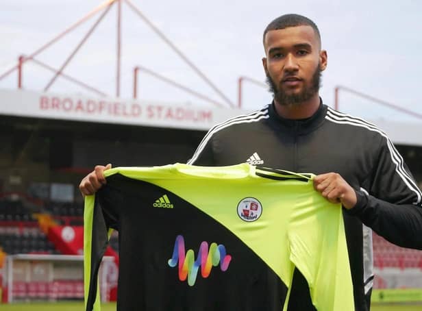 Crawley Town have announced the loan signing of 22-year-old shot-stopper Ellery Balcombe from Premier League outfit Brentford. Picture courtesy of Crawley Town FC