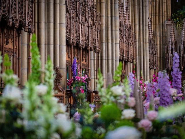 Sense of Place Flower Festival is celebrating the completion of Lancing College Chapel