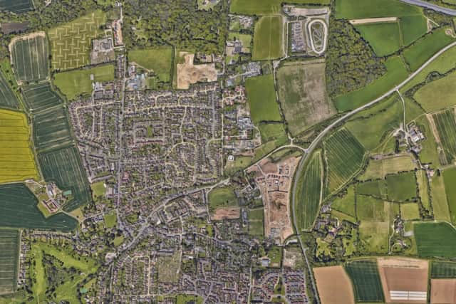 A/133/24/RES: Broadlees, Dappers Lane, Angmering. Approval of reserved matters (appearance, landscape, layout and scale) following outline consent A/153/22/OUT for 20 No dwellings. This application is in CIL Zone 2 and is CIL Liable as new dwellings. (Image: Google Maps)