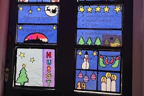 Some 24 addresses took part in a successful Hurstpierpoint window Advent Calendar, which was organised by The Hurst Rethink