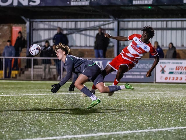 Eastbourne Borough v Little Common in the Sussex Senior Cup