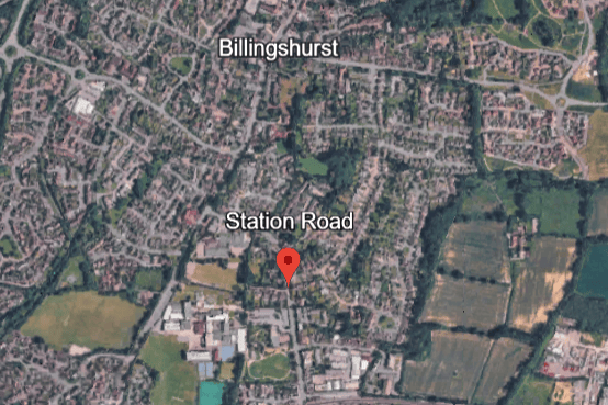 Officers are investigating reports of incidents in July, September and October in the Station Road area of Billingshurst. Photo: Google Earth