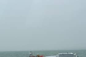 Three lifeboat crews, including Eastbourne’s RNLI, responded to a mayday call of the Eastbourne coast. Picture: Eastbourne RNLI