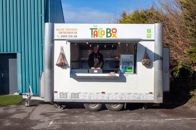 The Taco Box trailer eager to serve hungry guests