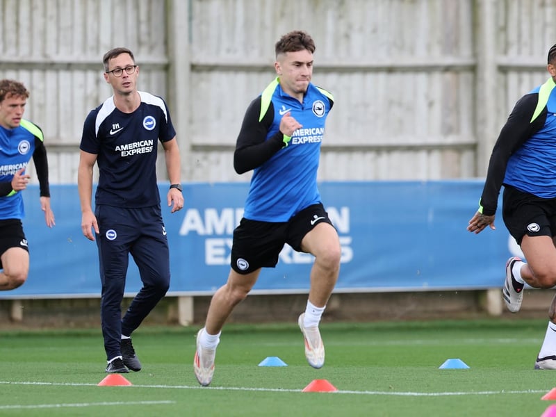 Brajan Gruda, Albion's £25m summer signing from Mainz, is fit and could make his first apperance for Brighton at Chelsea