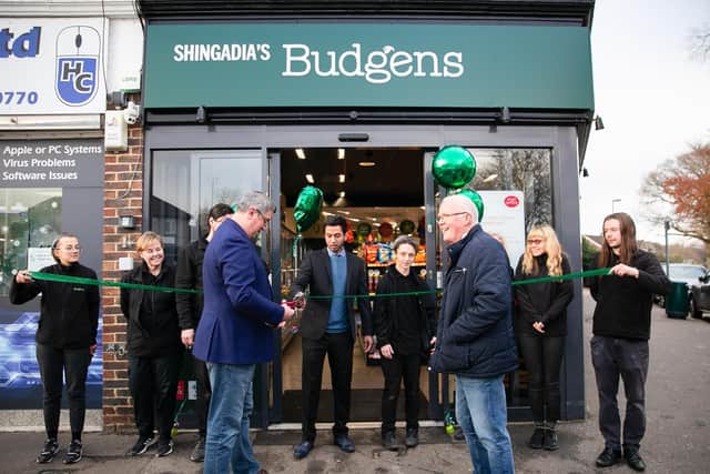 The Budgens store in Caterways, Horsham, has undergone a major refurbishment