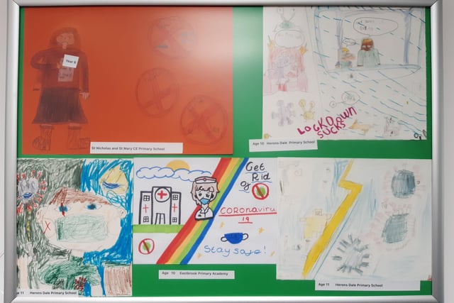 Colourful interpretations of how the Covid-19 pandemic affected children in Shoreham and Southwick