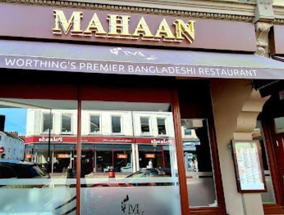 Mahaan, 177 - 181 Montague Street, BN11 3DA was graded five-out-of-five by the Food Standards Agency after assessment on March 02