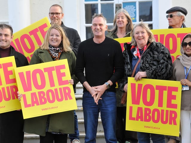 Business secretary Peter Kyle visiting Worthing to meet local Labour MPs, councillors and supporters