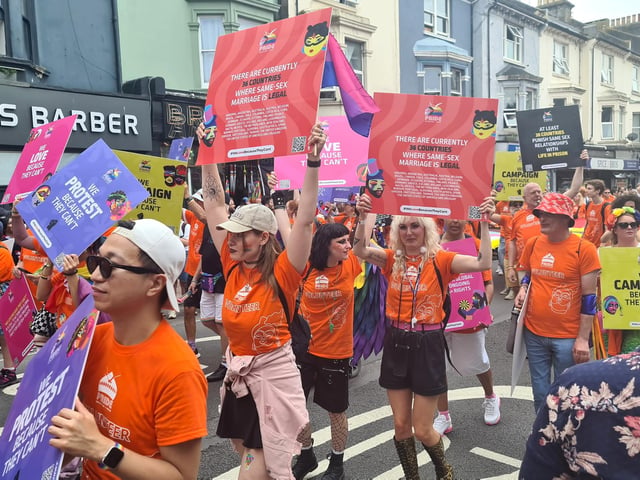 Brighton & Hove Pride 2024 took place from Friday to Monday, August 2-5. Picture by Sussex World photographer