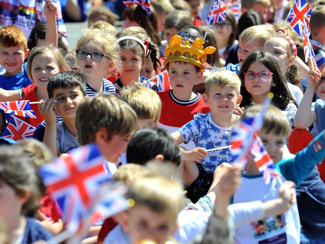 The Platinum Jubilee celebration at Bolnore Village Primary School in Haywards Heath