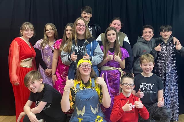 Members of Team Arty – Bognor Regis Centre's youth drama group