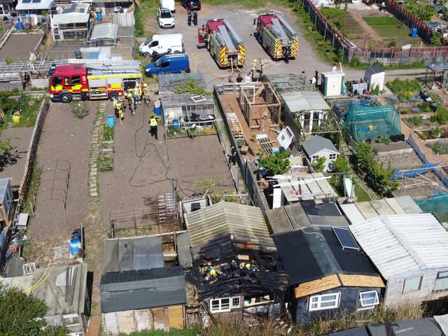 ‘No casualties’ have been reported following an ‘accidental’ shed fire in East Sussex, the fire service have confirmed.